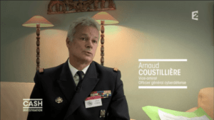 Le vice-amiral Arnaud Coustillière dans Cash investigation.